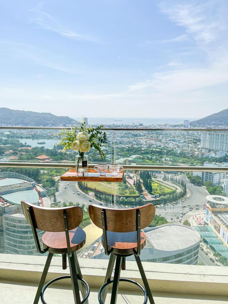 The Song- Can Ho Du Lich 5Sao- Free Ho Boi- Gan Bien - Luxyry Palm Home Vung Tau Exteriör bild