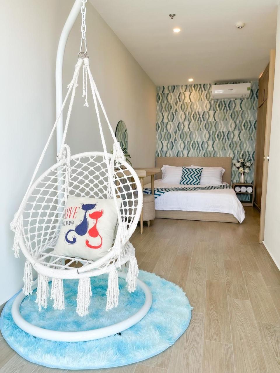 The Song- Can Ho Du Lich 5Sao- Free Ho Boi- Gan Bien - Luxyry Palm Home Vung Tau Exteriör bild