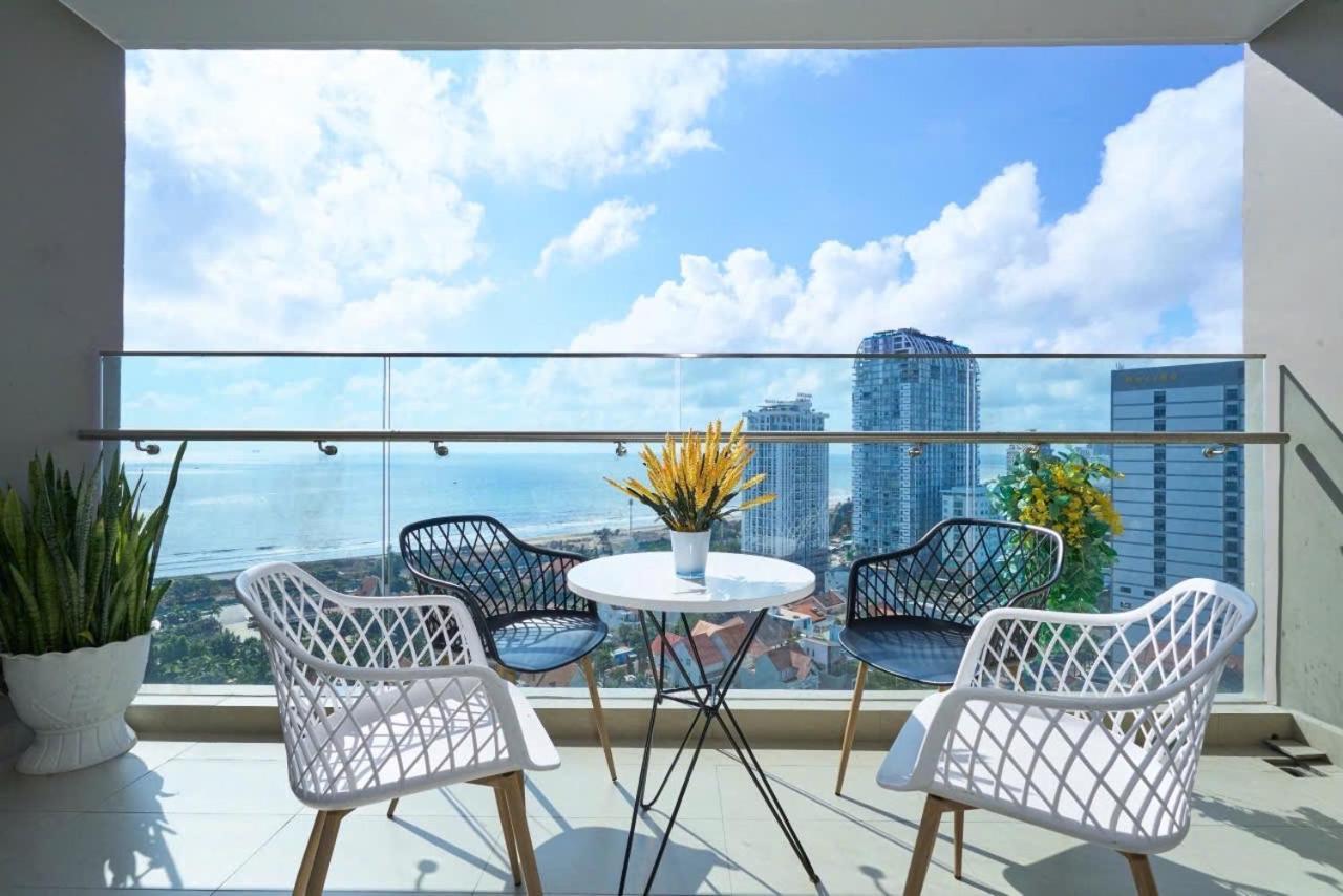 The Song- Can Ho Du Lich 5Sao- Free Ho Boi- Gan Bien - Luxyry Palm Home Vung Tau Exteriör bild